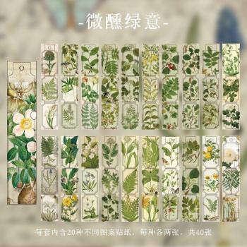 Floral & Insect Decorative Journal Labels