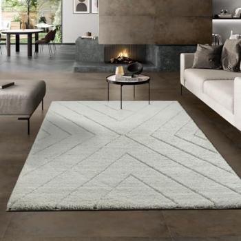 Tapis Bahar Crème 140 × 200 cm : Doux et Silencieux