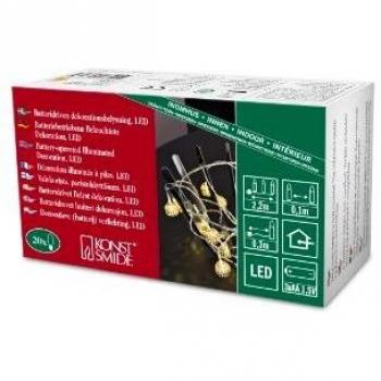Catena di Luci Konstsmide – 3158‑803, 20 LED, lunghezza 1,9 m