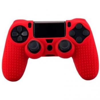 Skin bumper rouge silicone compatible PS4 Slim Pro