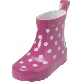 Playshoes Bota de Agua Puntos 18 (EU) – Color Rosa y Blanco