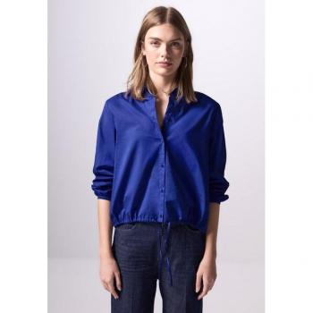 STREET ONE STUDIO Baumwollbluse mit Manschettenärmeln