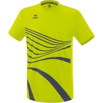 Erima Racing Herren Funktions-T-Shirt, Gelb/Rose, Größe M