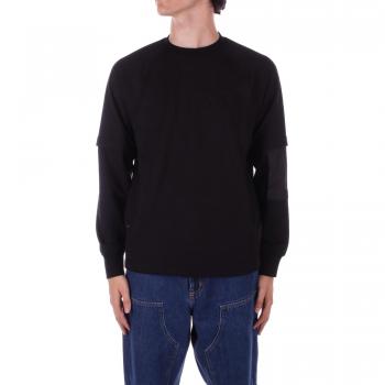 Felpa Uomo C.P. Company Black Stretch Crew Neck