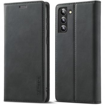 Étui de protection LC.IMEEKE pour Galaxy S22 5G en noir
