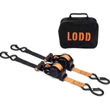Sangles LODD Sécuri‑Clik 32 cm × 25 mm, Lot de 2 + Valise