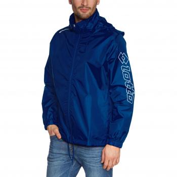 Lotto Lt043/Q8549 Lightweight Wind-Resistant Sports Jacket – Men, Royal, XL