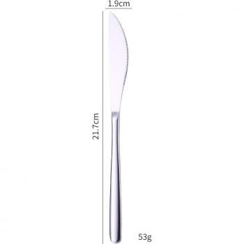 Edelstahl‑Dinnerbesteck mit koreanischem Design