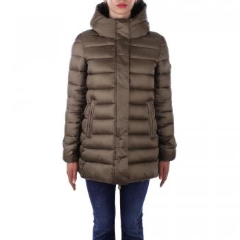 Piumino verde con cappuccio Save the Duck Drimia