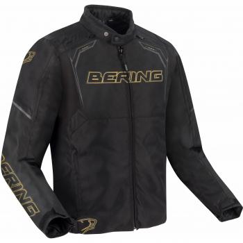 Bering Sweek Giacca Moto Impermeabile Tessile Nero Oro L