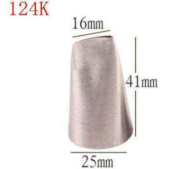 Kit de décoration pâtisserie 3 buses en acier inoxydable 124K 125K 126K