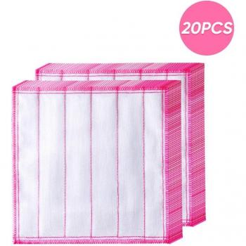 Torchon de Cuisine en Coton JOYBOS, Réutilisable, Super Absorbant, 8 Couches