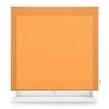 Blindecor Estor Translúcido Liso ARA – Color Naranja, Pared o Techo sin Complicaciones