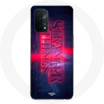 Transparent Oppo A74 Case with Stranger Things Season 4 Graphic