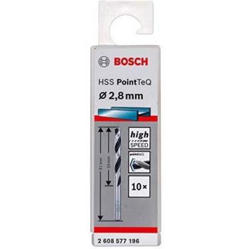 Punta a spirale per metallo 2,8 mm Bosch Professional, 10 pezzi
