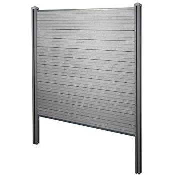 Sarthe Sichtschutzzustand 195 cm in Grau