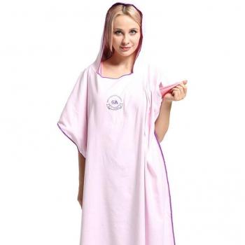 Quick-dry changing poncho