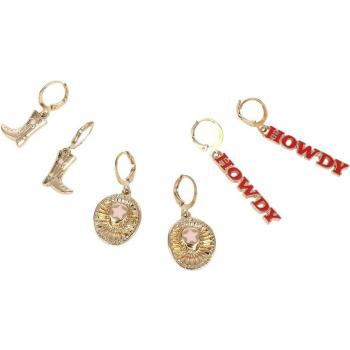 Empaño Rock 'n' Roll Pendientes
