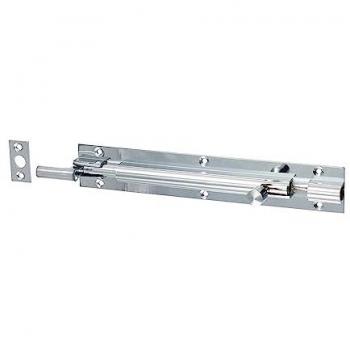Timco Necked Barrel Bolt, 150 × 25 mm, Polished Chrome – Pack of One