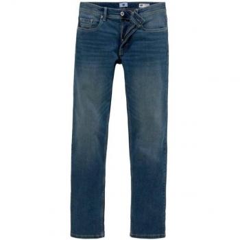 AJC Straight-Jeans für Herren, modischer Used-Look