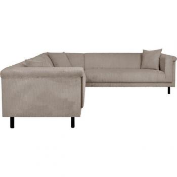 INOSIGN Ecksofa AGNIA, 244x244x71 cm, inkl. Zierkissen, grau