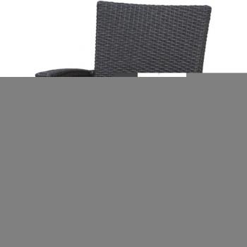 Siena Garten 801122 Braga Sitzbank – Aluminiumunterstützung, Titan Gardino-Gewebe
