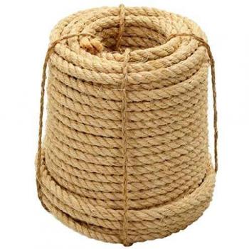 VidaXL Natural Sisal Rope, 100% Natural Fiber, 12mm, 250m