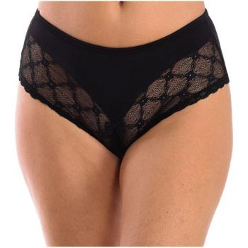Selene Damen Spitzen-Culotte, Modell BRIGITTE, Schwarz M