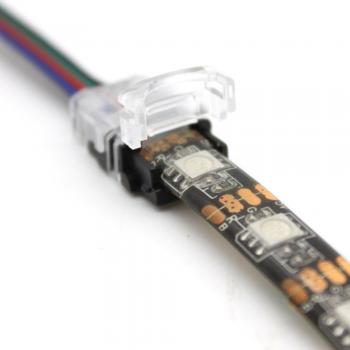 10PCS Waterproof 2 Pin and 4 Pin Connectors for 10MM RGB LED Strips