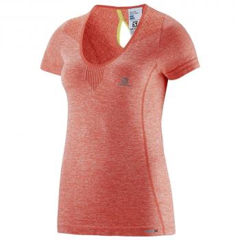 Vistalia Salomon Elevate Camiseta de Manga Corta Albaricoque para Mujer