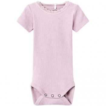 Kurzarmbody NBFKAB in Parfait Pink