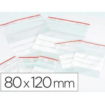 Sacs Autoclosables Q-Connect 80x120 mm, Paquet de 100 Unités