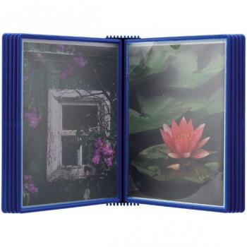 Wandelement Flex-O-Frame Premium met 10 tassen blauw
