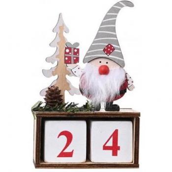 Holiday Wooden Gnome Calendar