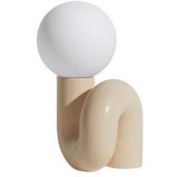 Petite Friture: Lampada da Tavolo Neotenic in Beige con Ceramica Smaltata