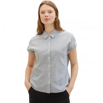 Top Elegante a Rayas Cortas