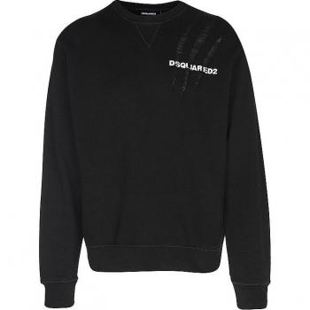 Dsquared2 Black Cotton Sweatshirt for Men | Size S