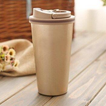 500 ml tragbarer Thermobecher mit klappbarem Griff, Edelstahl-Isolierflasche, in 3 Farben erhältlich