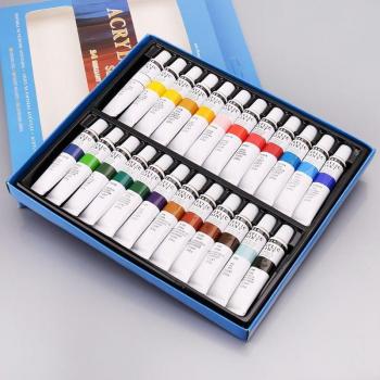 Juego de pintura acrílica para artistas 24 colores