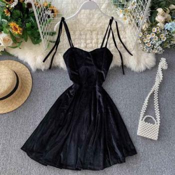 Vestido Ajustado de Cintura Alta para Mujer