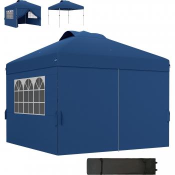Carpa Solar Retráctil 3x3 m – Pérgola de Jardín con Protección UV 30