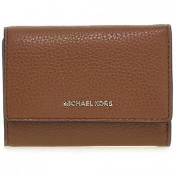 Michael Kors BRYANT portefeuille en cuir marron