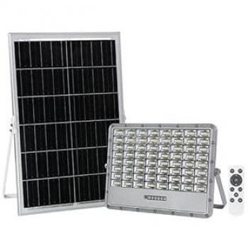 Proiettore Solare LED 30W 240W, 120° Visione – Impermeabile IP65 – CTC Bianco