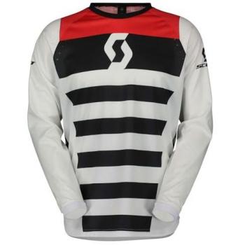 Evo Race Maglia Motocross Scott L Bianco Rosso