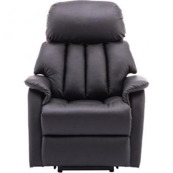 MCombo Sofa Relaxé Électrique Noir 7299BK
