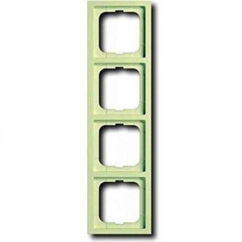 Cream White Frame, 4‑Gang