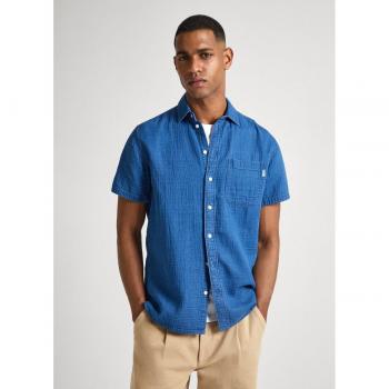 Camisa de mezclilla azul para hombre Pepe Jeans