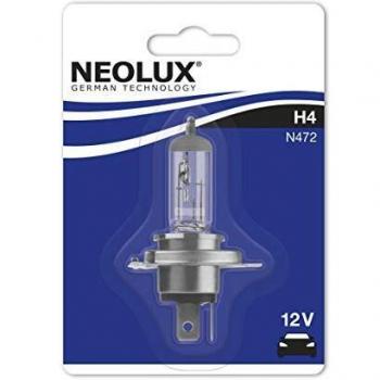 Neolux N472 STANDARD 64193H4 60/55W 12V P43t Lámpara incandescente halógena NEOLUX H4 12V, 60/55W Faro de carretera