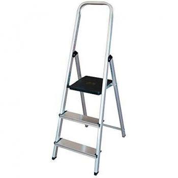 Escalera domestica aluminio 3 peldaños