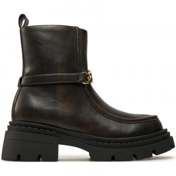 Twinset Stivaletti con Morsetto Oval T Marrone Taglia 41